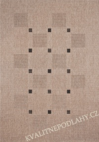 Kusový koberec FLOORLUX 120 x 170 cm šedočerný S/B 20079