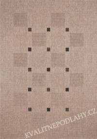 Kusový koberec FLOORLUX 120 x 170 cm šedočerný S/B 20079