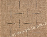 Kusový koberec FLOORLUX 80 x 150 cm černobéžový
