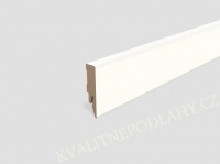 Soklová lišta Egger Cubical 6cm BÍLÁ délka 2,4m
