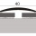 Přechod 40 mm kovový samolepící - Bronz E03, délka 270cm