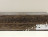 Plastová lišta PREXA 54 G2 wenge 